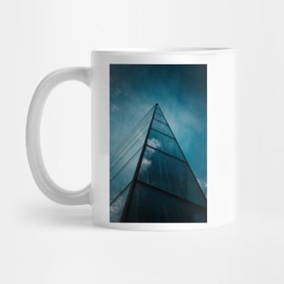 falling down, looking up Mug